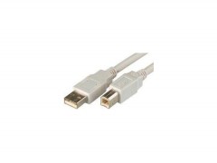 USB Kabel A->B, 3.0m
doppelt geschirmt, beige, equip