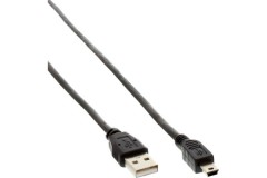 USB Kabel (0.5m)
USB A-Stecker <-> Mini-B USB Stecker (5pol)