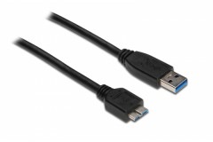USB Kabel Typ A->Micro B, 1.0m