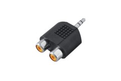 Audio/Video Adapter
Cinch-Buchse 2x -> Klinke-Stecker 1x ø3.5mm (stereo)
